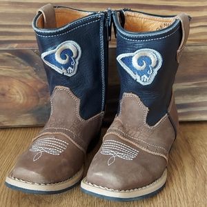 RAMS NFL Cowboy Boots toddler Youth